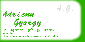 adrienn gyorgy business card